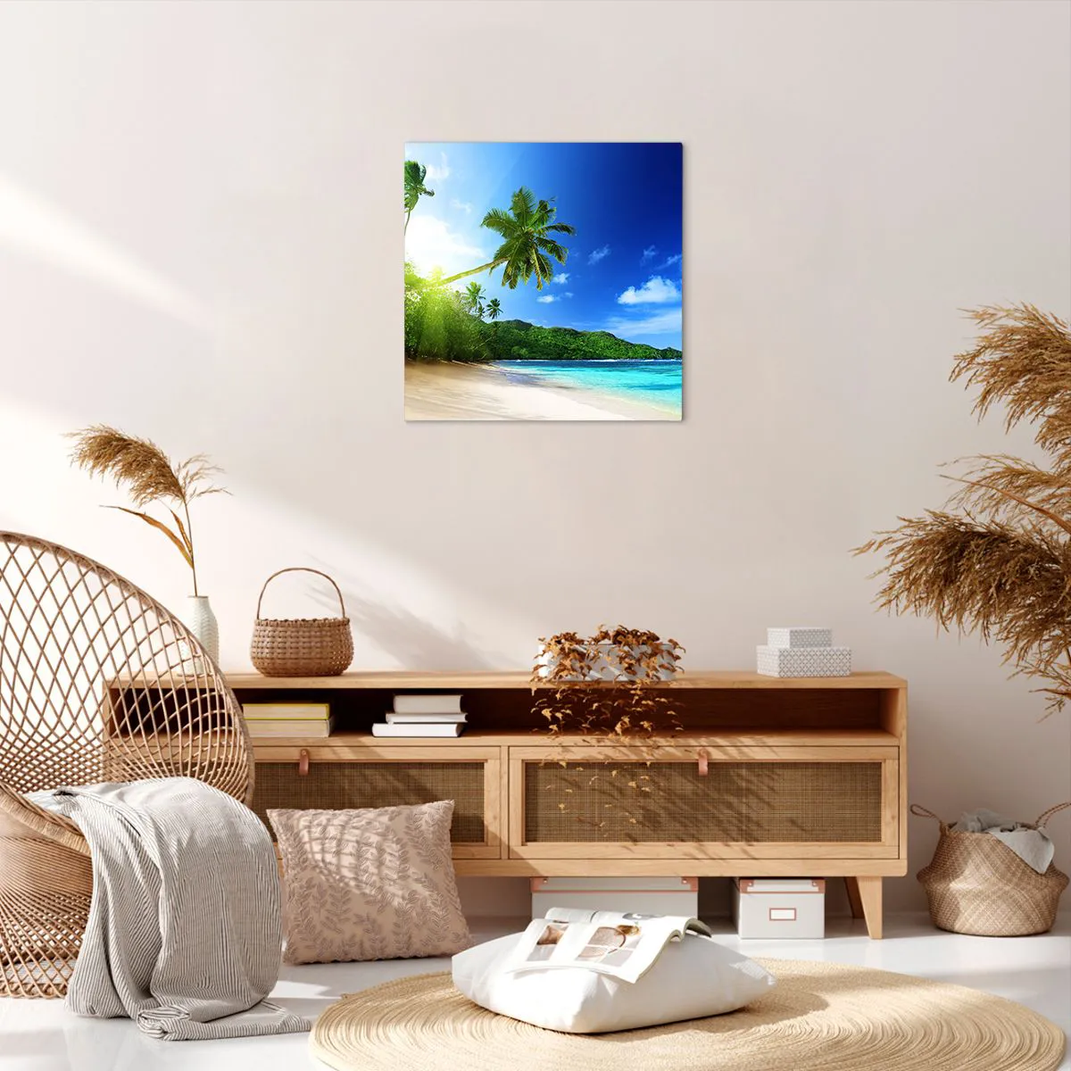 Quadro su tela - Stampe su Tela - Il lieve tocco dei tropici - 50x50 cm