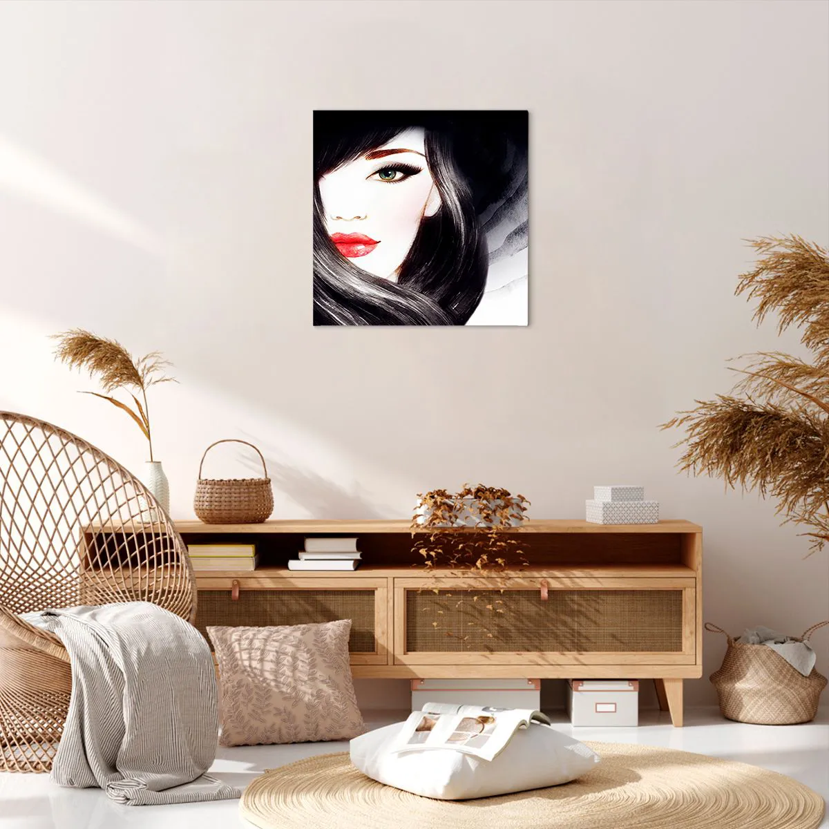 Vászonkép - Zafír tekintet - 50x50 cm