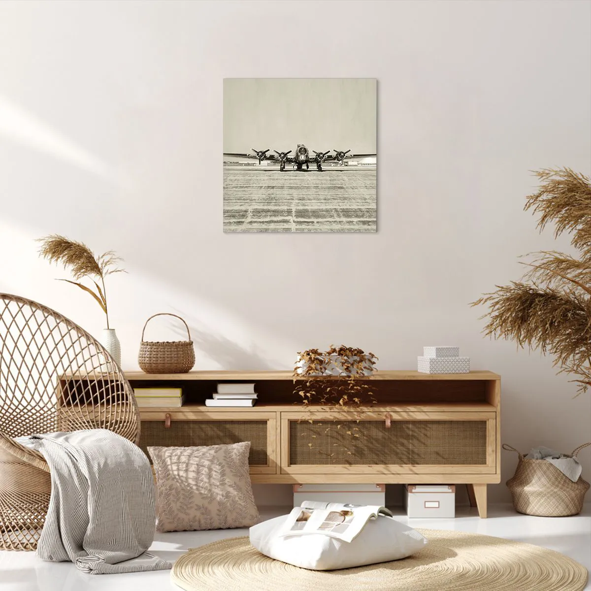 Vászonkép - Mint mindig készen - 50x50 cm