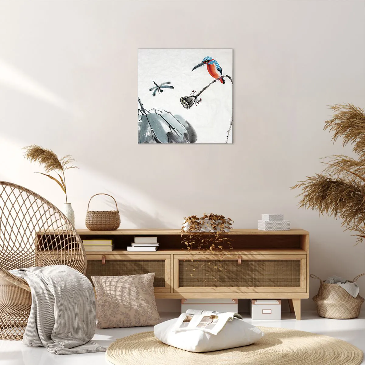 Canvas picture - Life of a Meadow - 50x50 cm