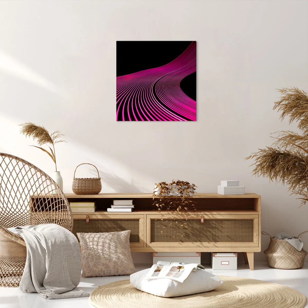 Vászonkép - A fény sugárútján - 50x50 cm