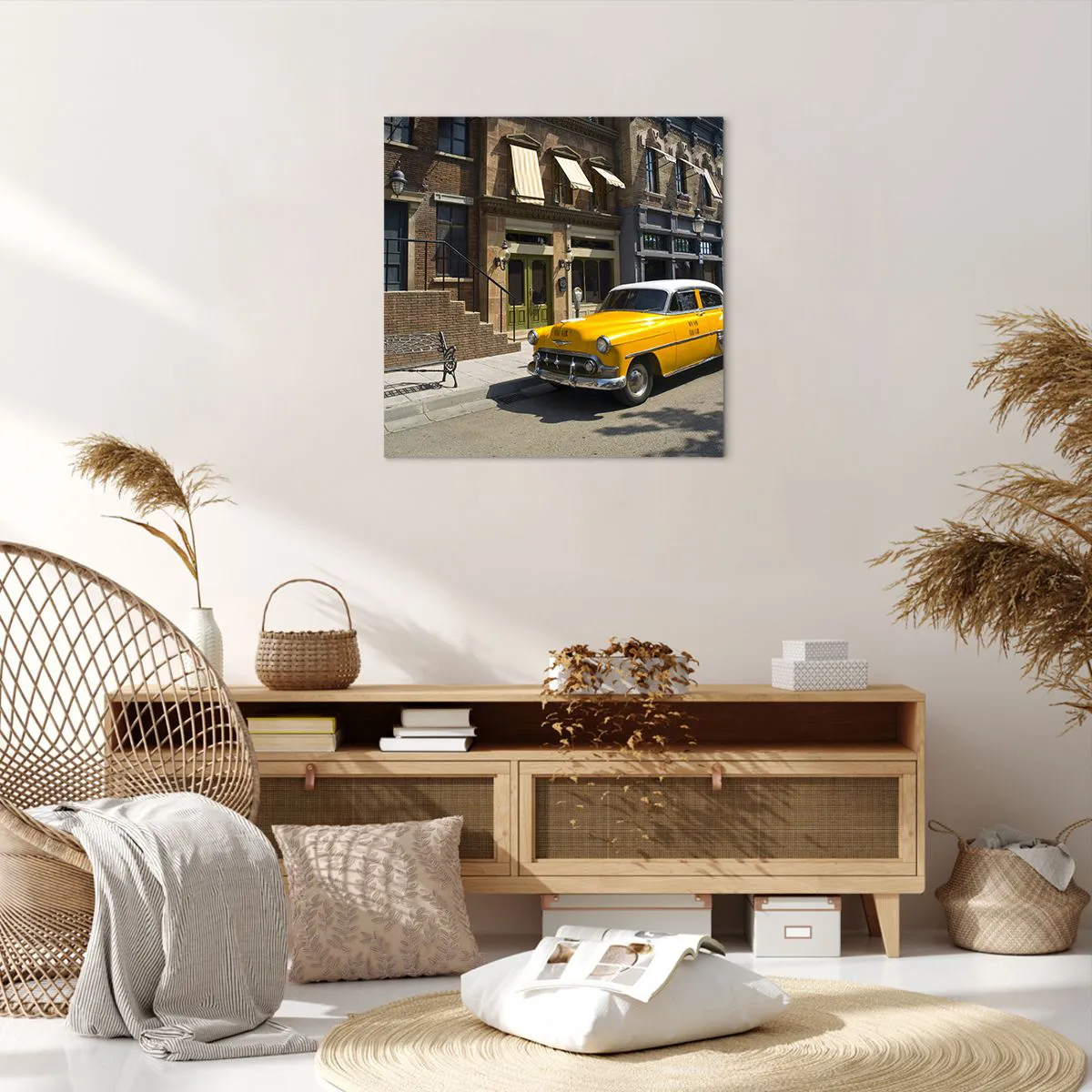 Quadro su tela - Stampe su Tela - Tanto tempo fa in America - 60x60 cm