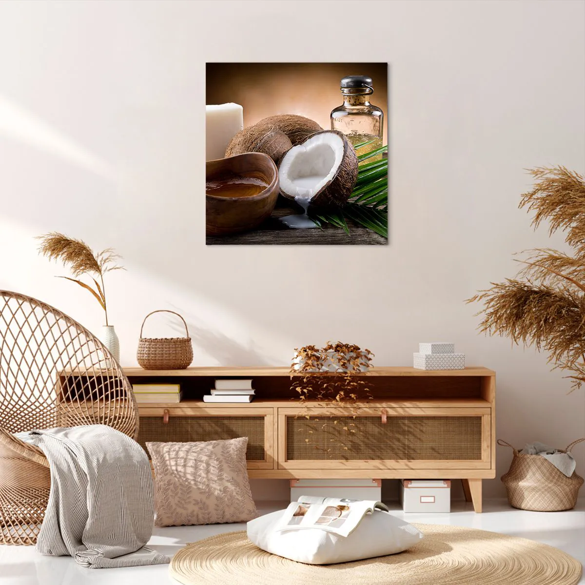 Vászonkép - Egészség a trópusi szigetekről - 60x60 cm