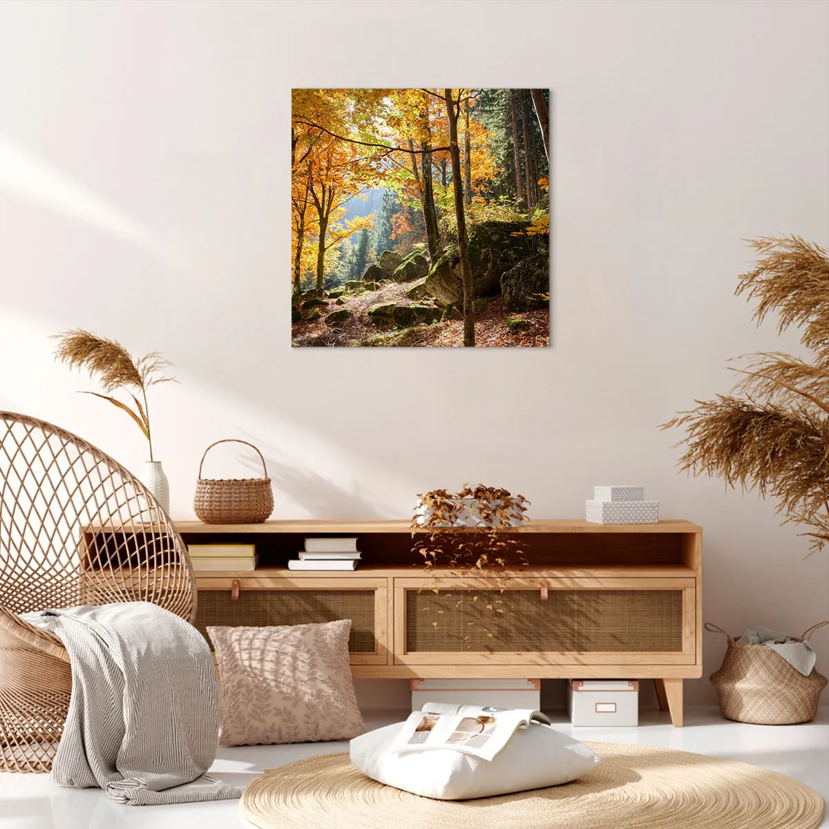 Impression sur toile - Image sur toile - Il est temps de se détendre - 60x60 cm