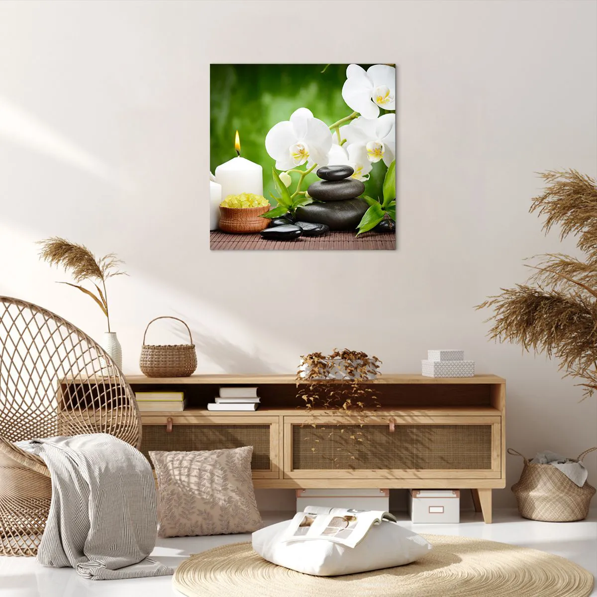 Vászonkép - Illatos, virágos, finom érintés - 60x60 cm