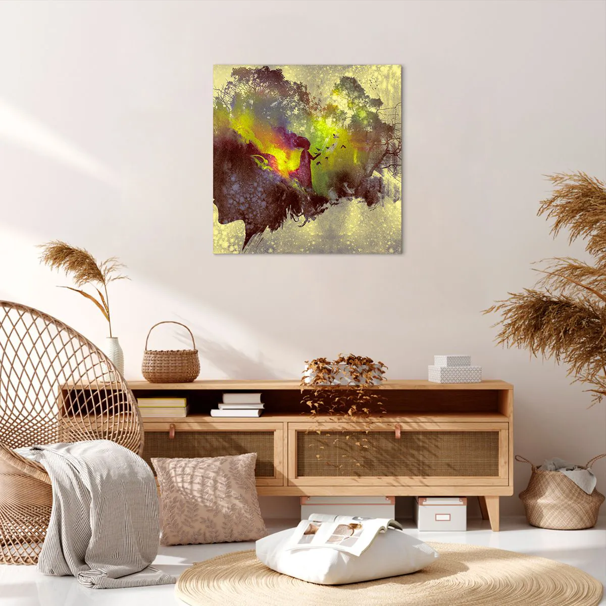 Impression sur toile - Image sur toile - Mère Nature - 60x60 cm