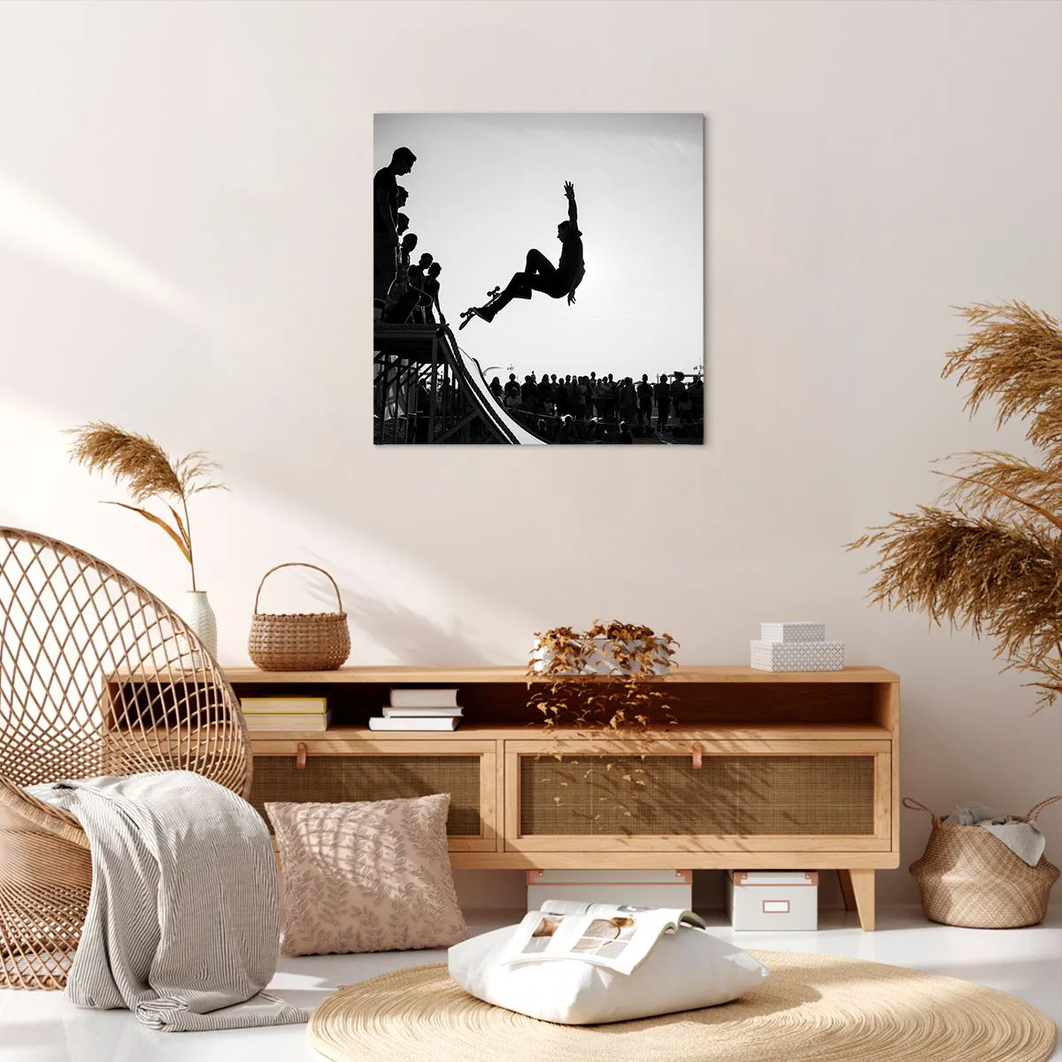 Canvas picture - Heroes and Spectators - 60x60 cm