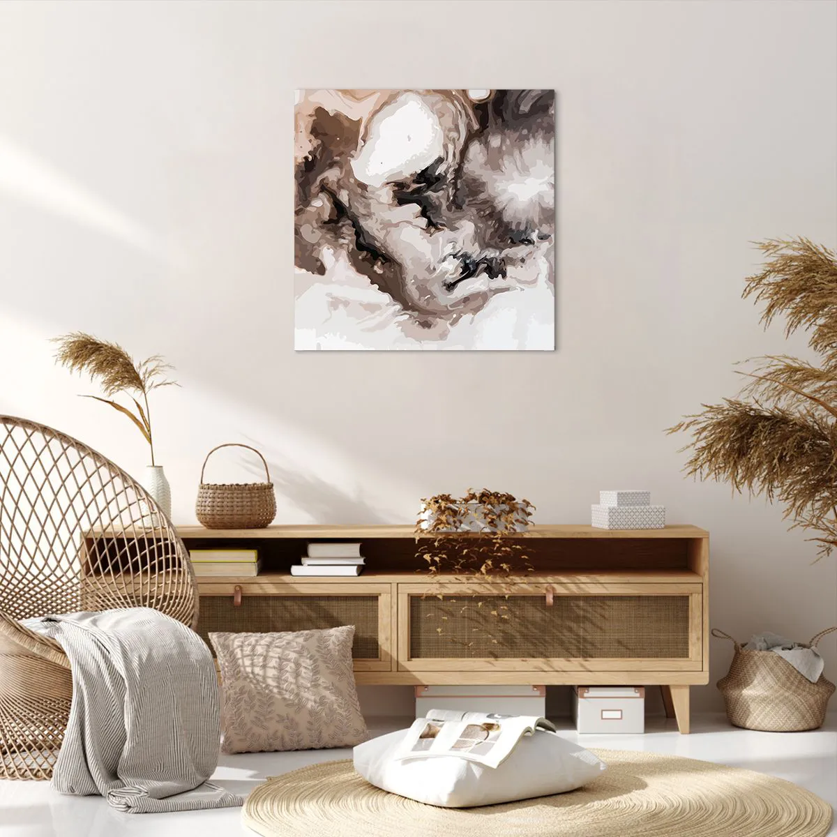 Obraz na plátně - Zrození galaxie - 60x60 cm