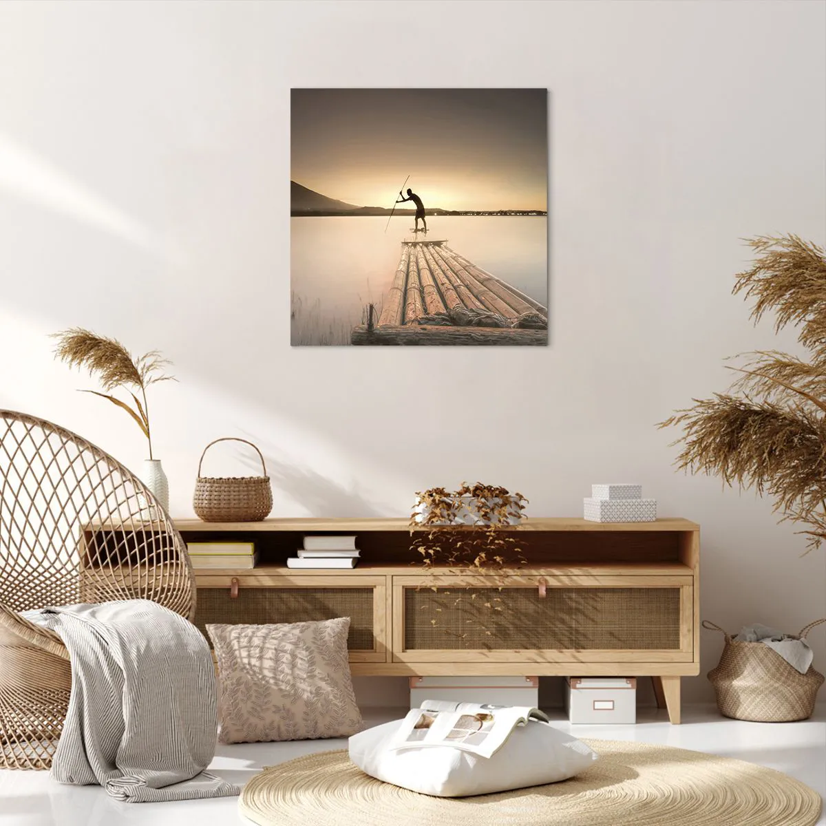 Obraz na płótnie - Przed spoczynkiem - 60x60 cm