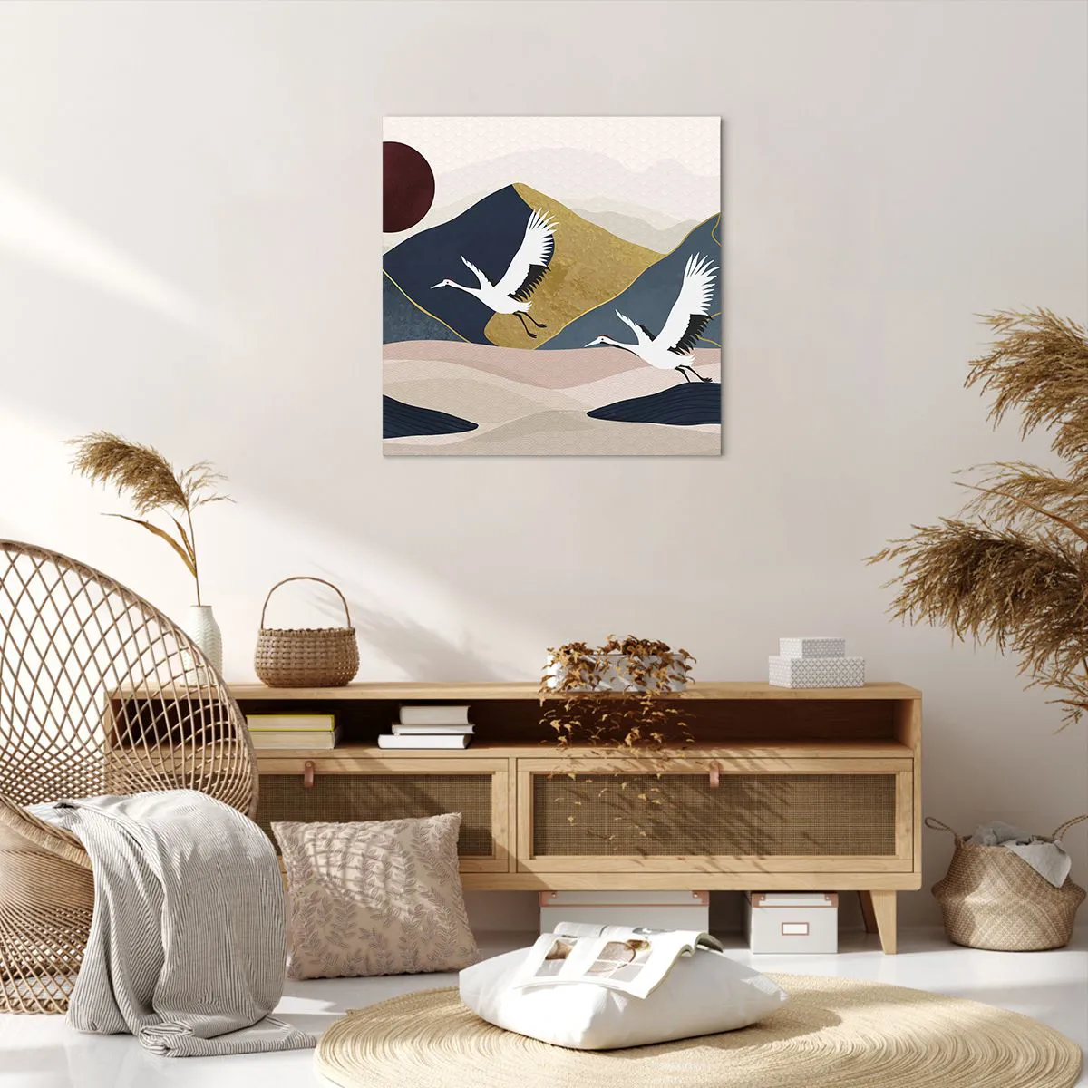 Obraz na płótnie - I znowu ZLECIAŁ dzień - 60x60 cm