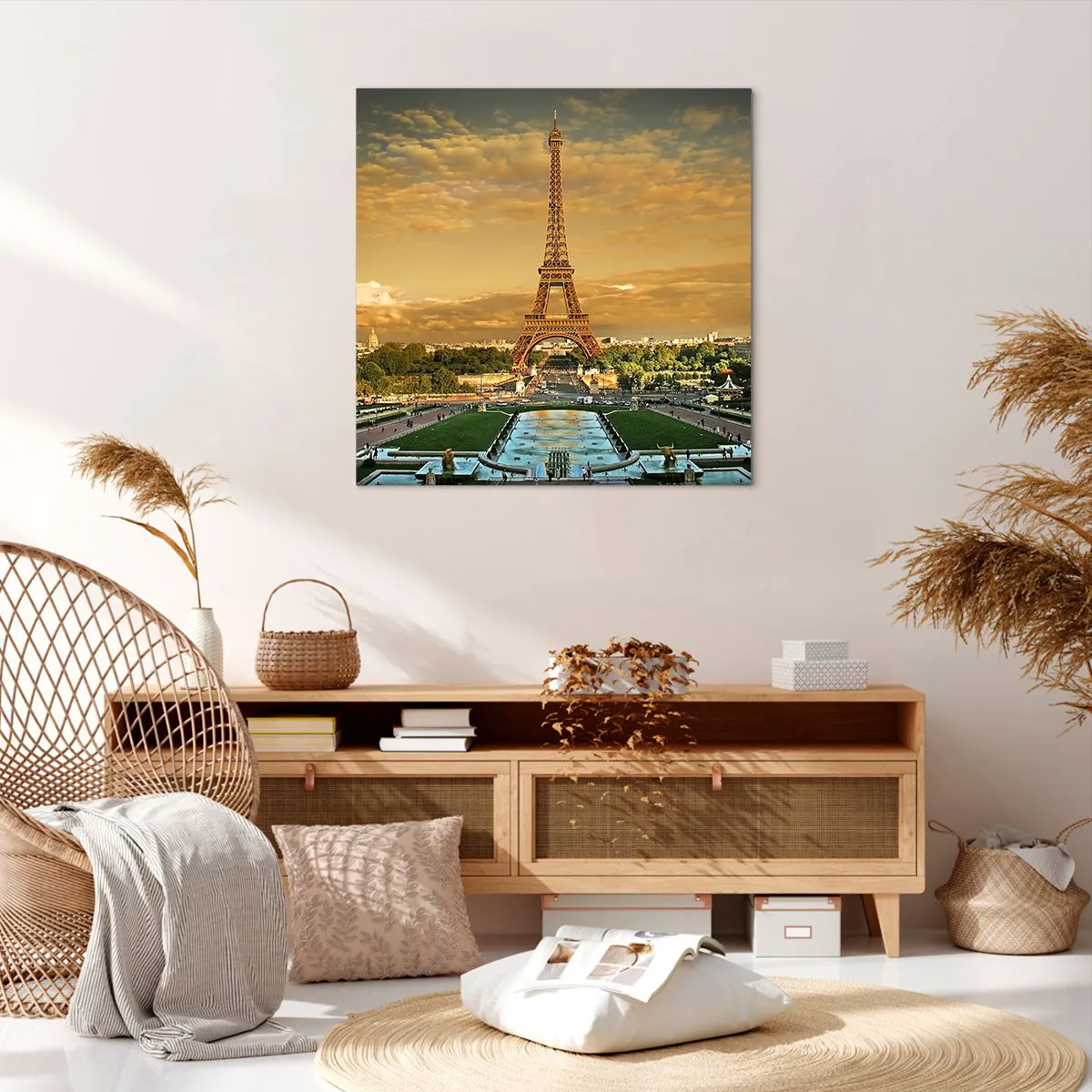 Impression sur toile - Image sur toile - La reine de Paris - 70x70 cm