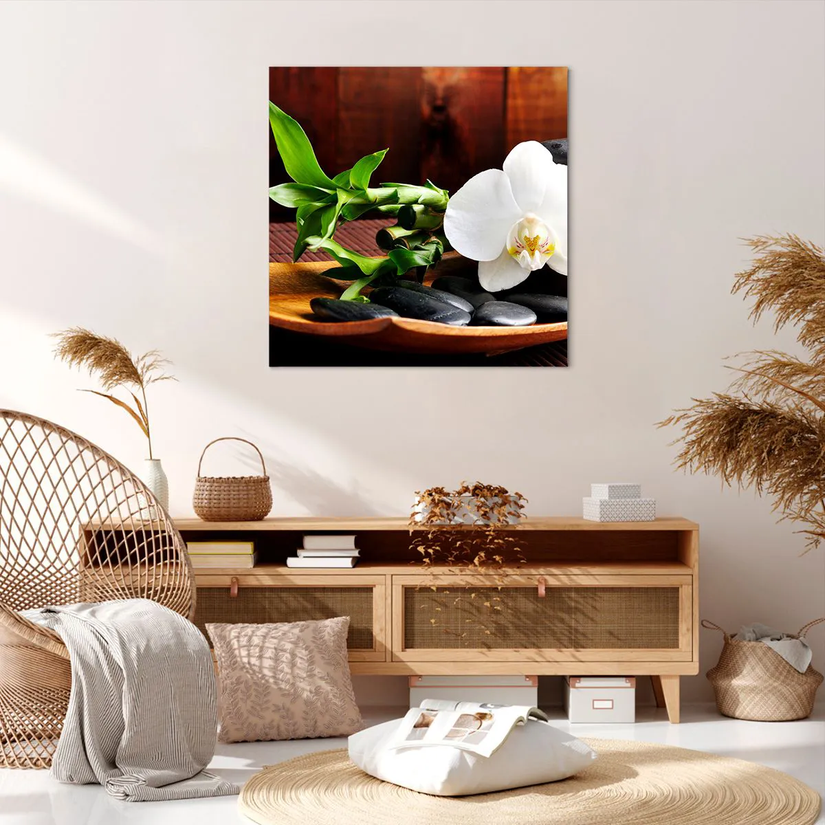 Vászonkép - Engedd át magad a természet érintésének - 70x70 cm