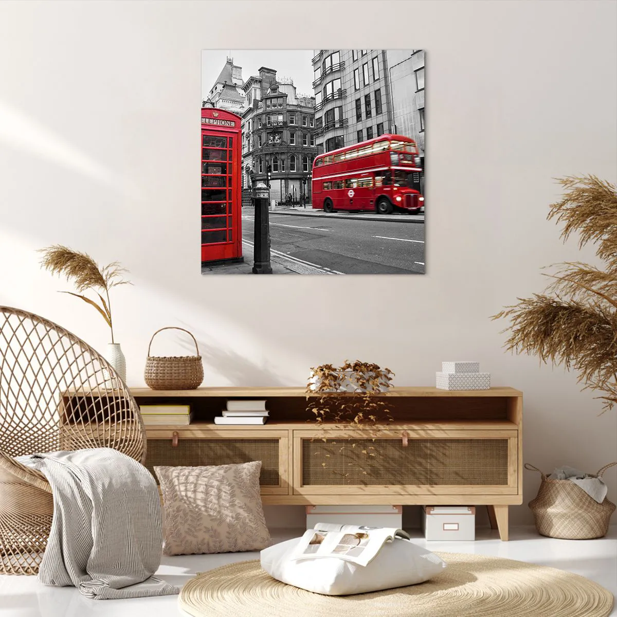 Impression sur toile - Image sur toile - Le plus rouge d'Europe - 70x70 cm