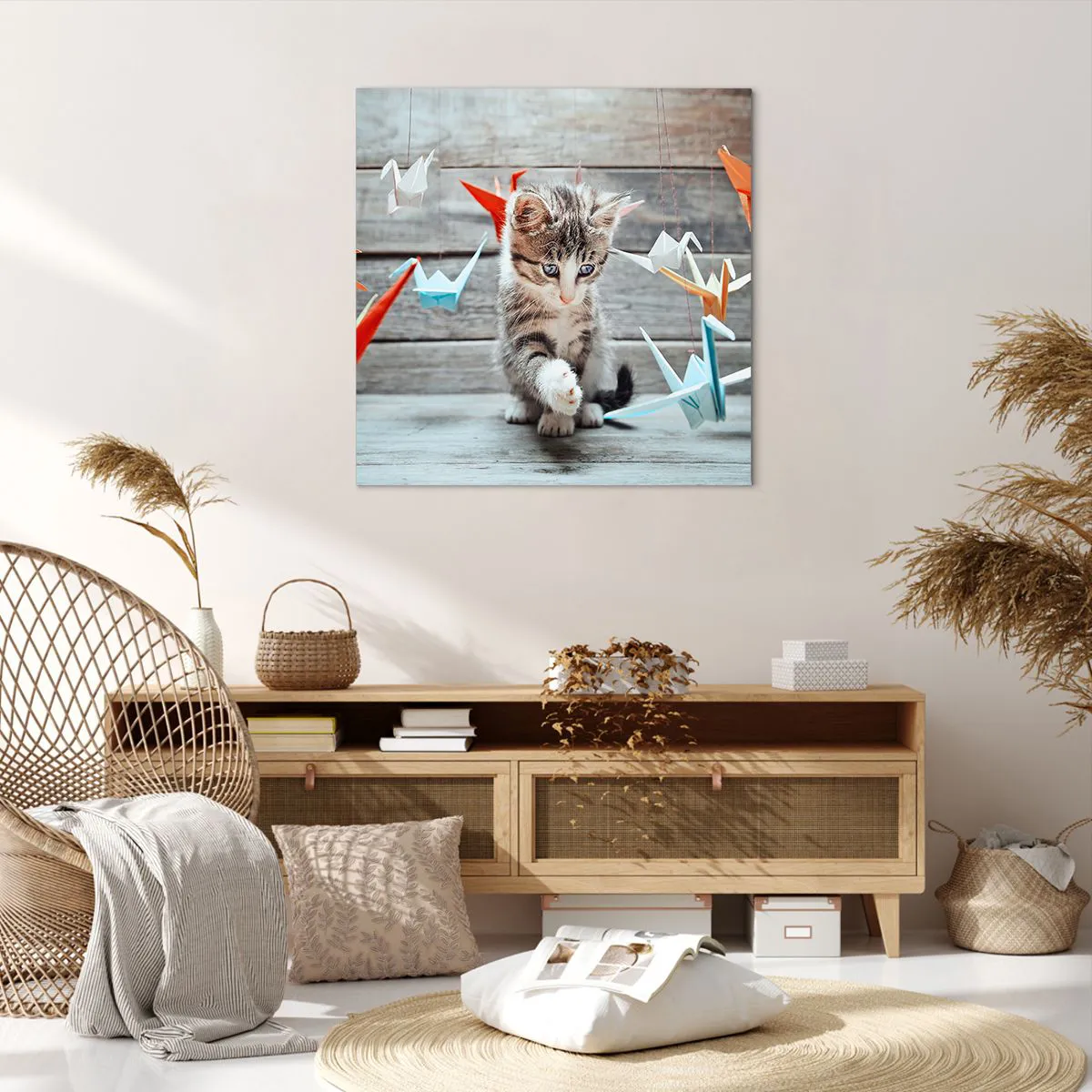 Bild auf Leinwand - Leinwandbild - Erste Stunde - 70x70 cm