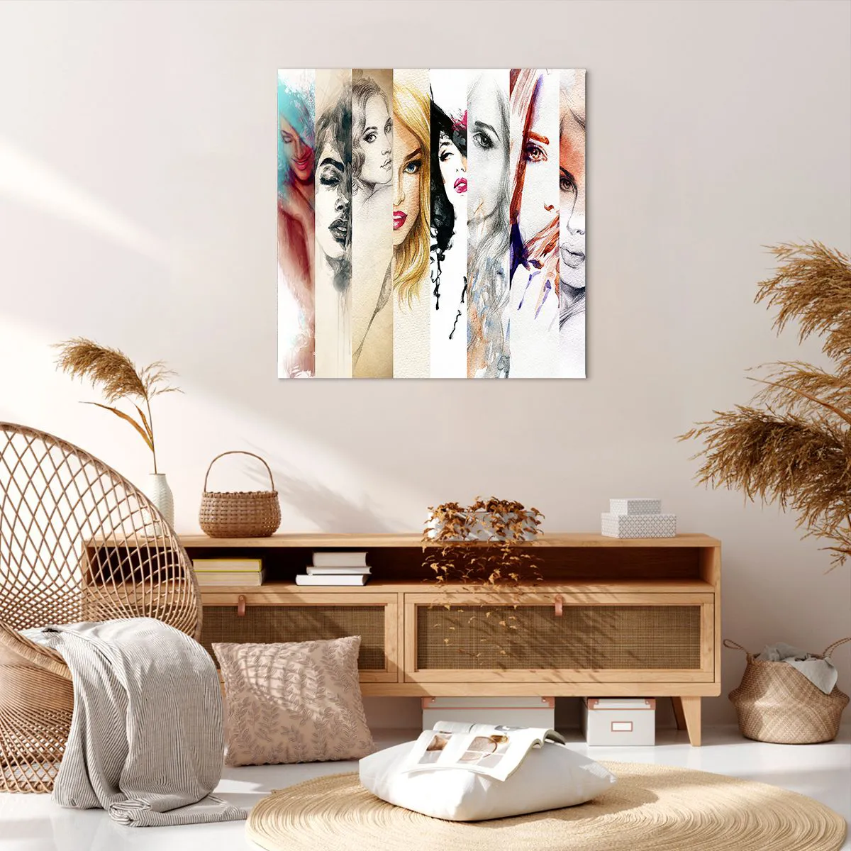 Impression sur toile - Image sur toile - Et c'est toujours TOI - 70x70 cm