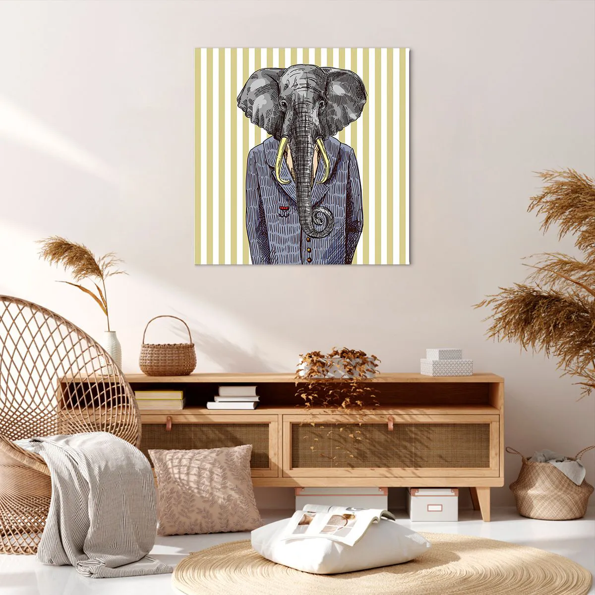 Impression sur toile - Image sur toile - Élégant par nature - 70x70 cm