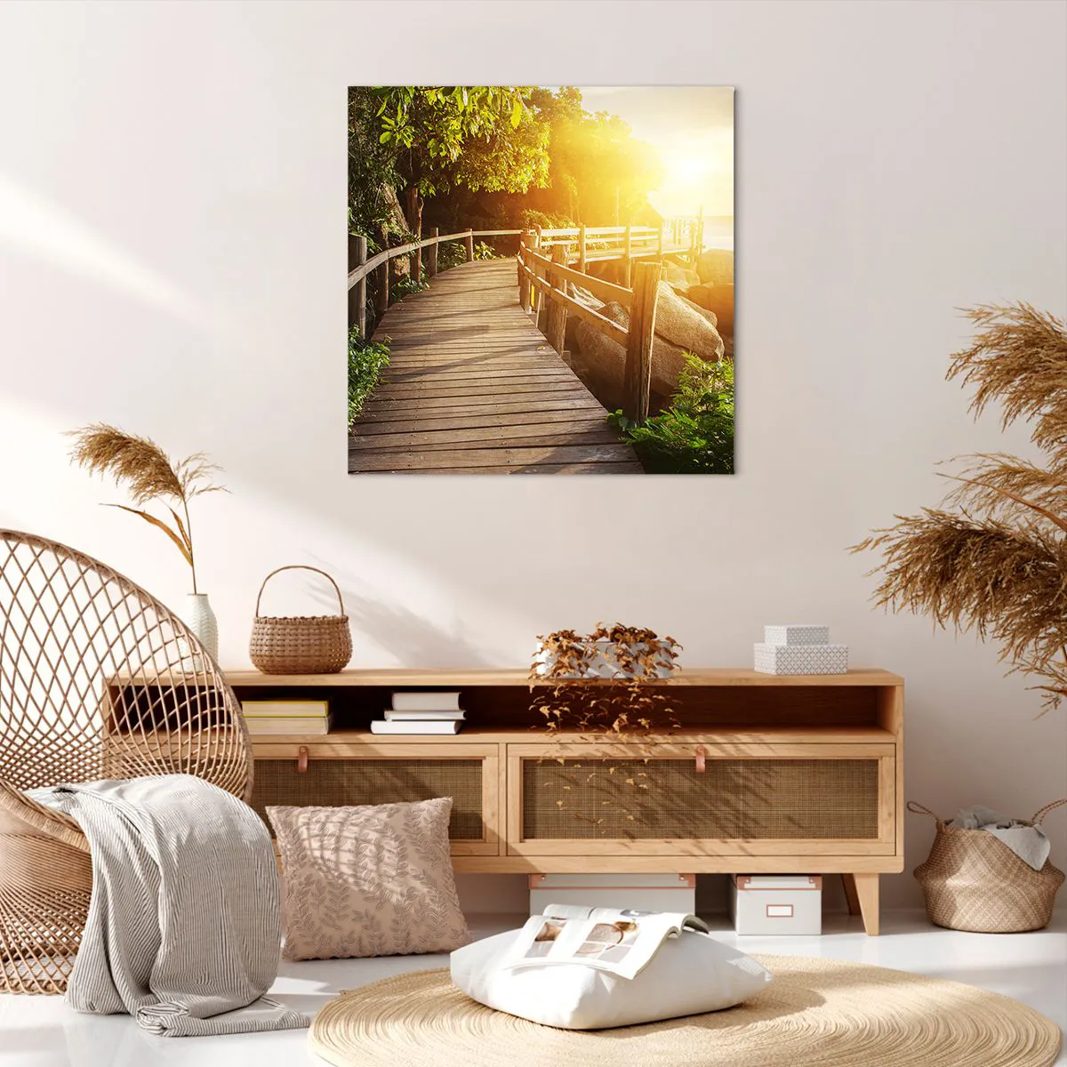 Canvas picture - Another Bend, New Wonders - 70x70 cm