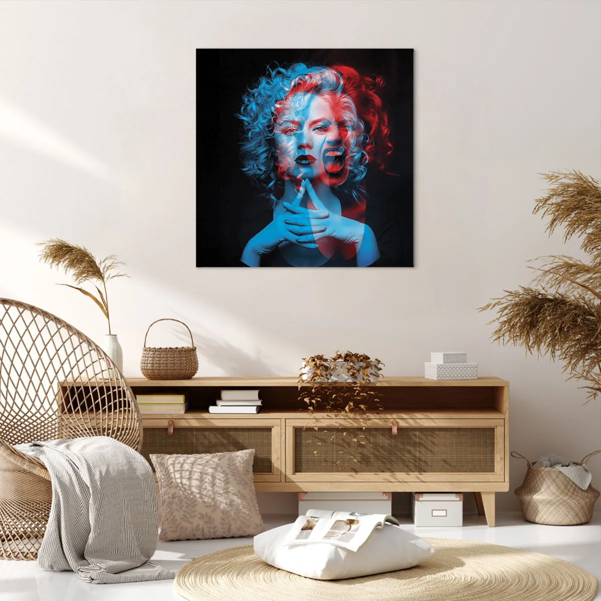 Impression sur toile - Image sur toile - Alter ego - 70x70 cm