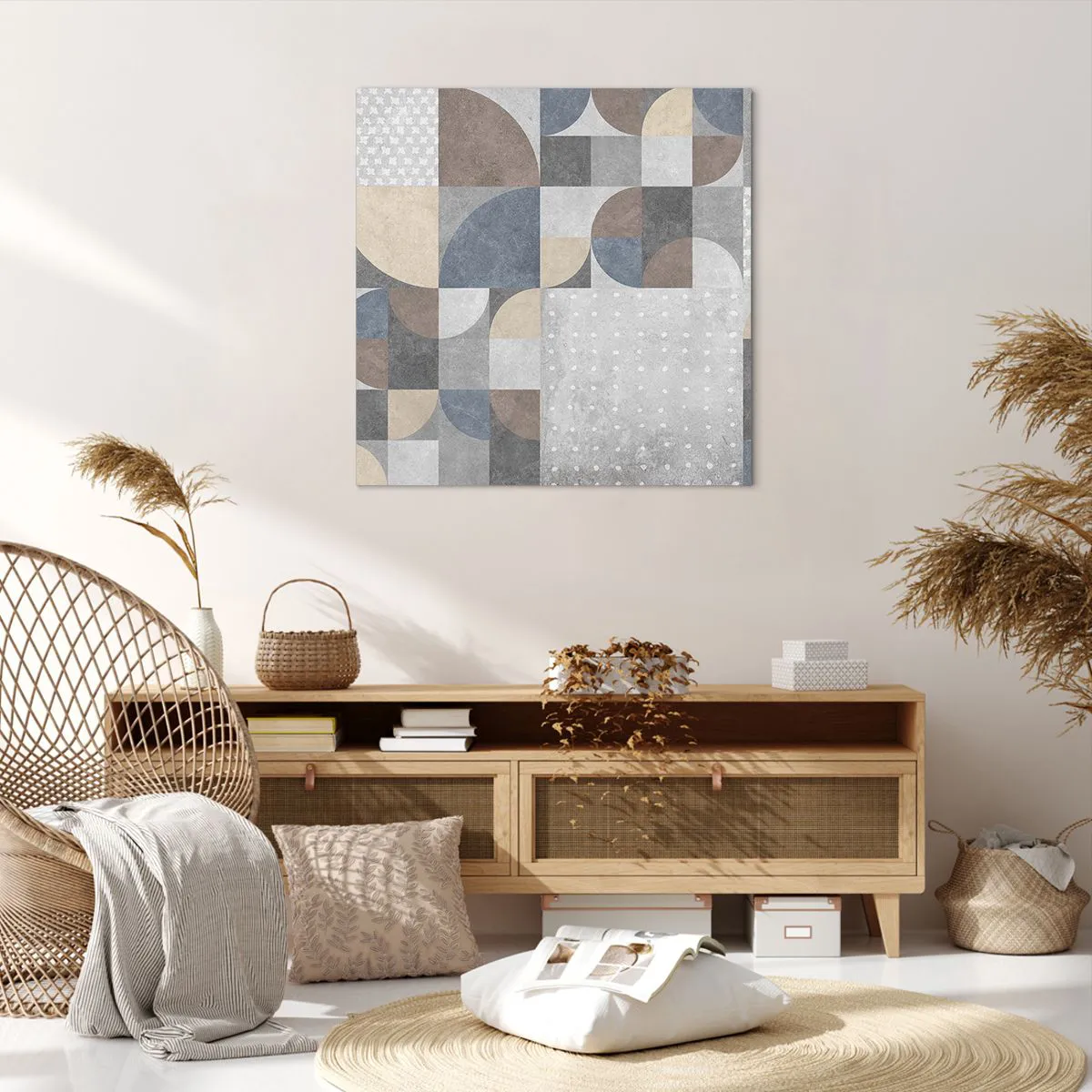 Impression sur toile - Image sur toile - Fantaisie de la céramique - 70x70 cm