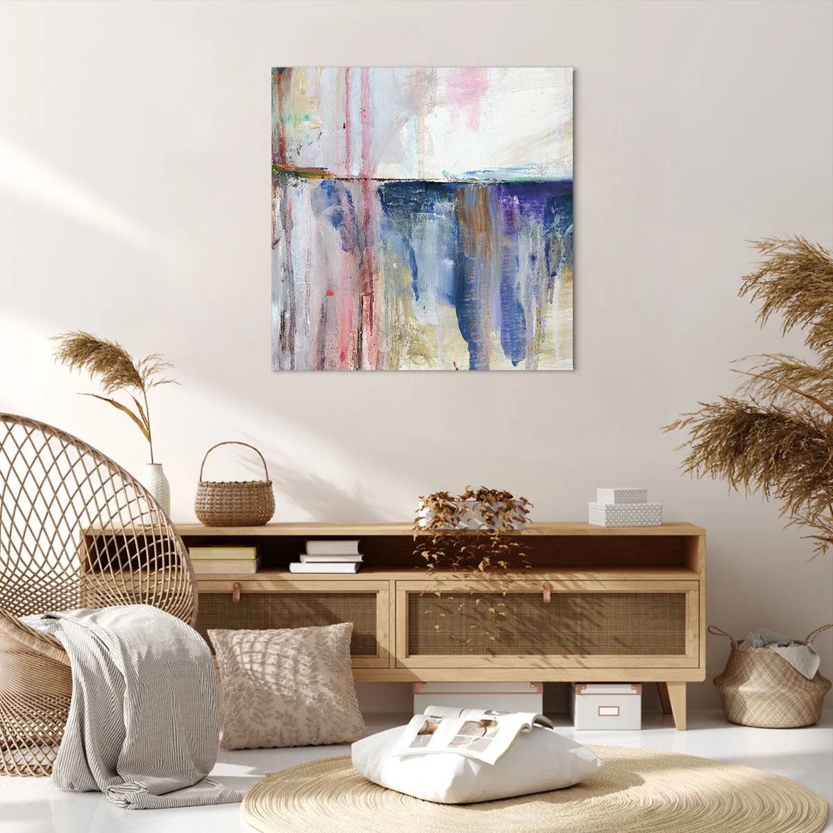 Obraz na płótnie - Barwne wrażenia i skojarzenia - 70x70 cm