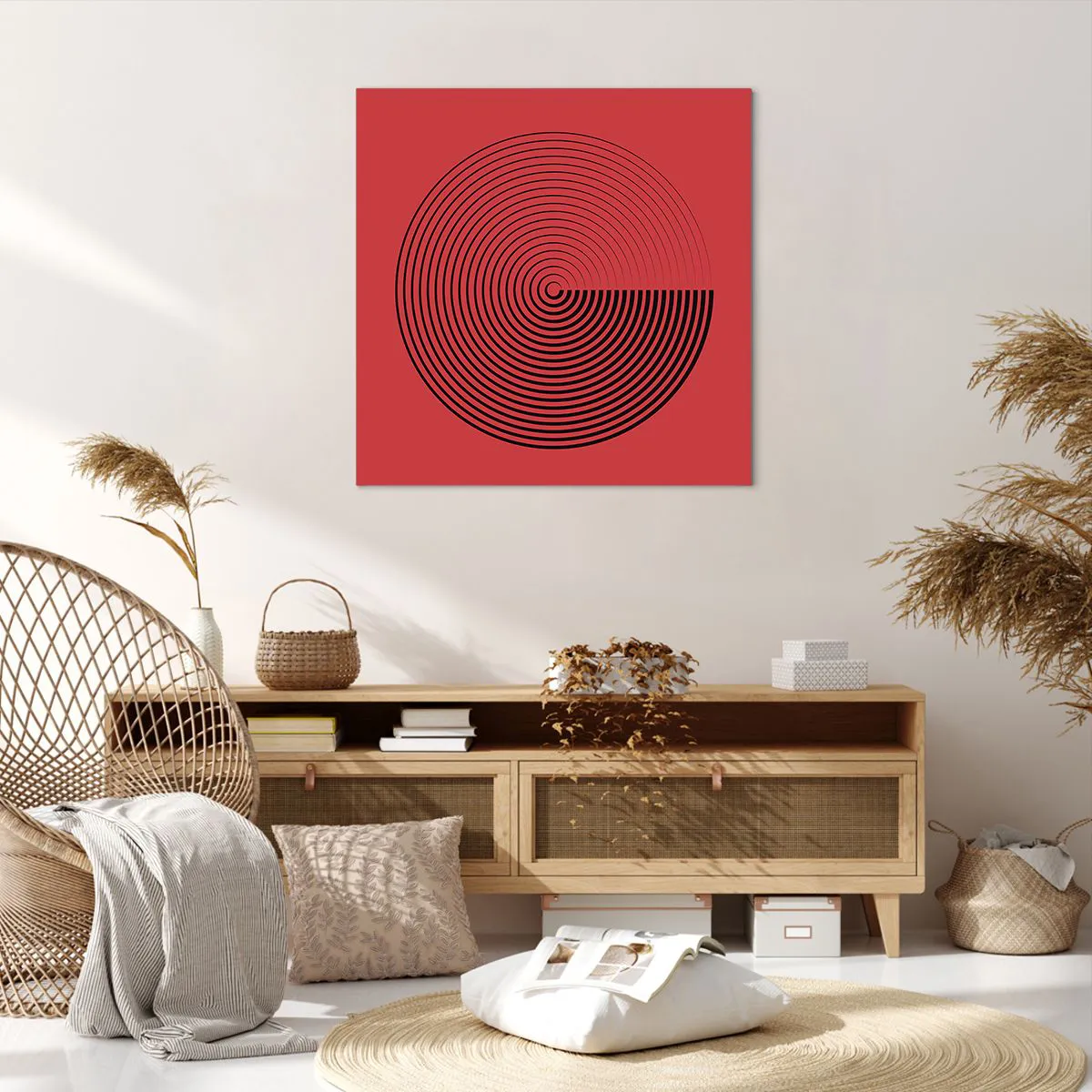 Tablou pe pânză - Mișcare circulară - 70x70 cm