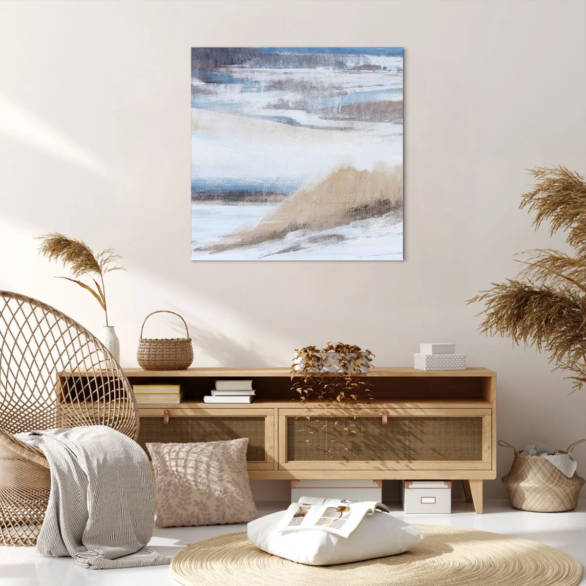 Quadro su tela - Stampe su Tela - Composizione invernale - 70x70 cm