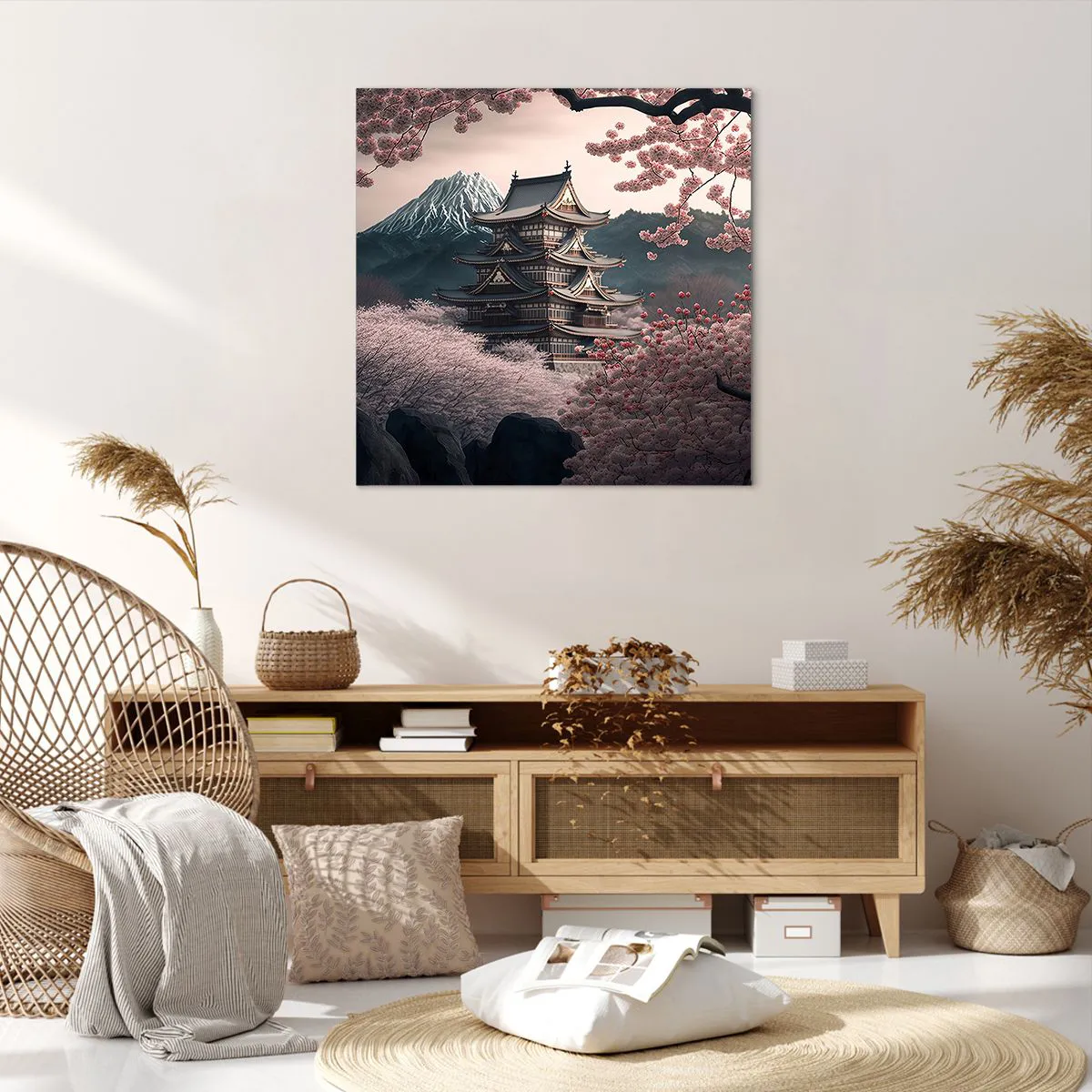 Canvas picture - Land of Cherry Blossoms - 70x70 cm