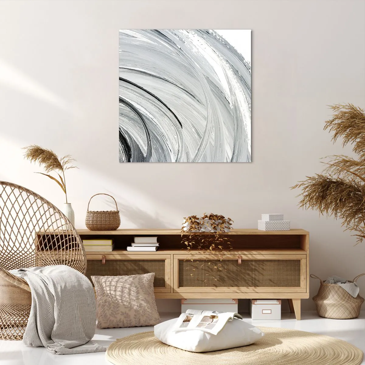 Impression sur toile - Image sur toile - Composition orbitale - 70x70 cm