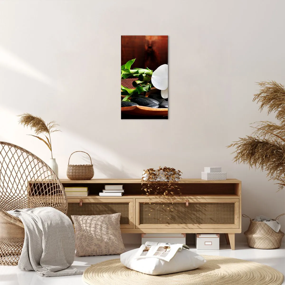 Vászonkép - Engedd át magad a természet érintésének - 45x80 cm