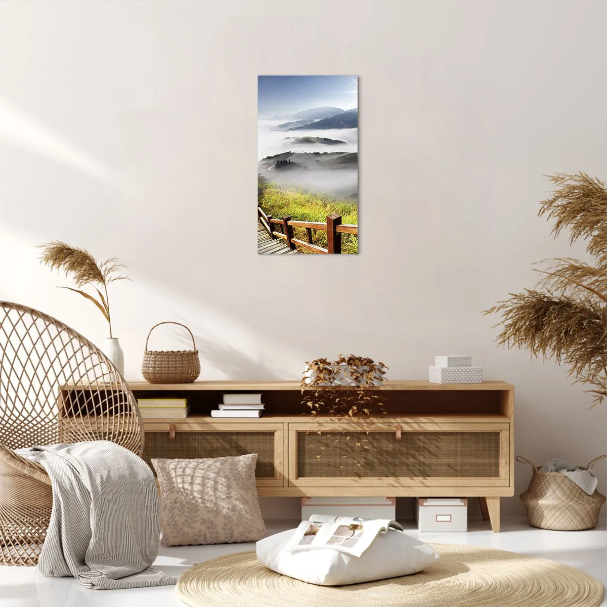 Lærredstryk - Billede på lærred - Vævet mod blænding og tåge - 45x80 cm