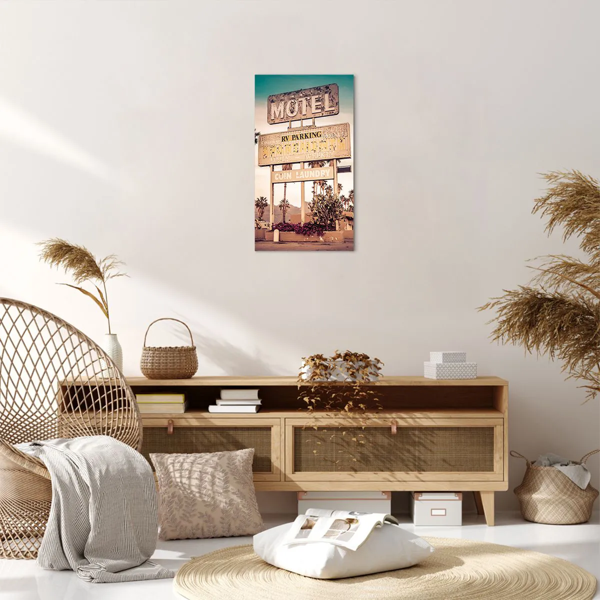 Impression sur toile - Image sur toile - Ici, le temps s'est arrêté - 45x80 cm