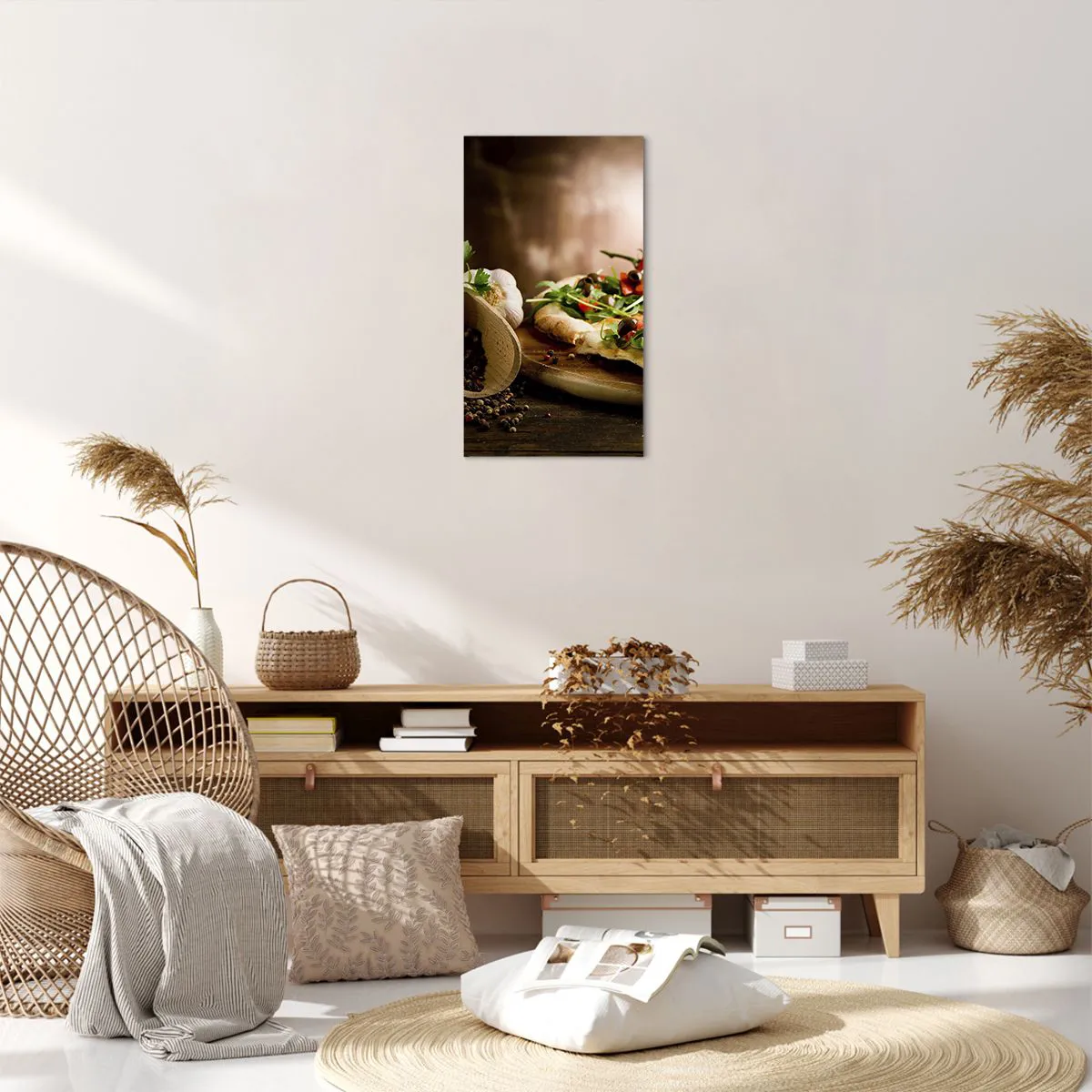 Obraz na płótnie - Prosto z pieca i z ogrodu - 45x80 cm