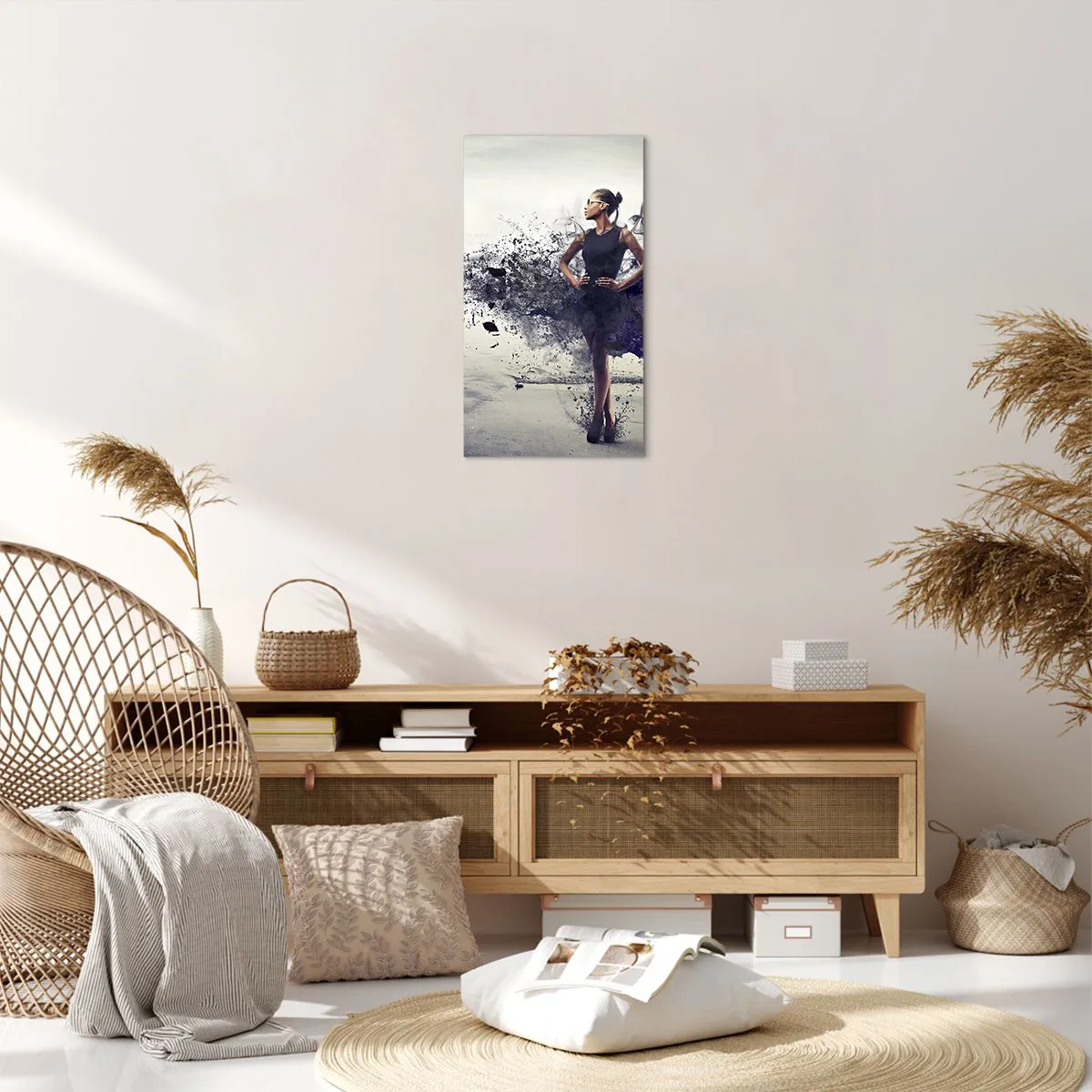 Impression sur toile - Image sur toile - Vénus africaine - 45x80 cm