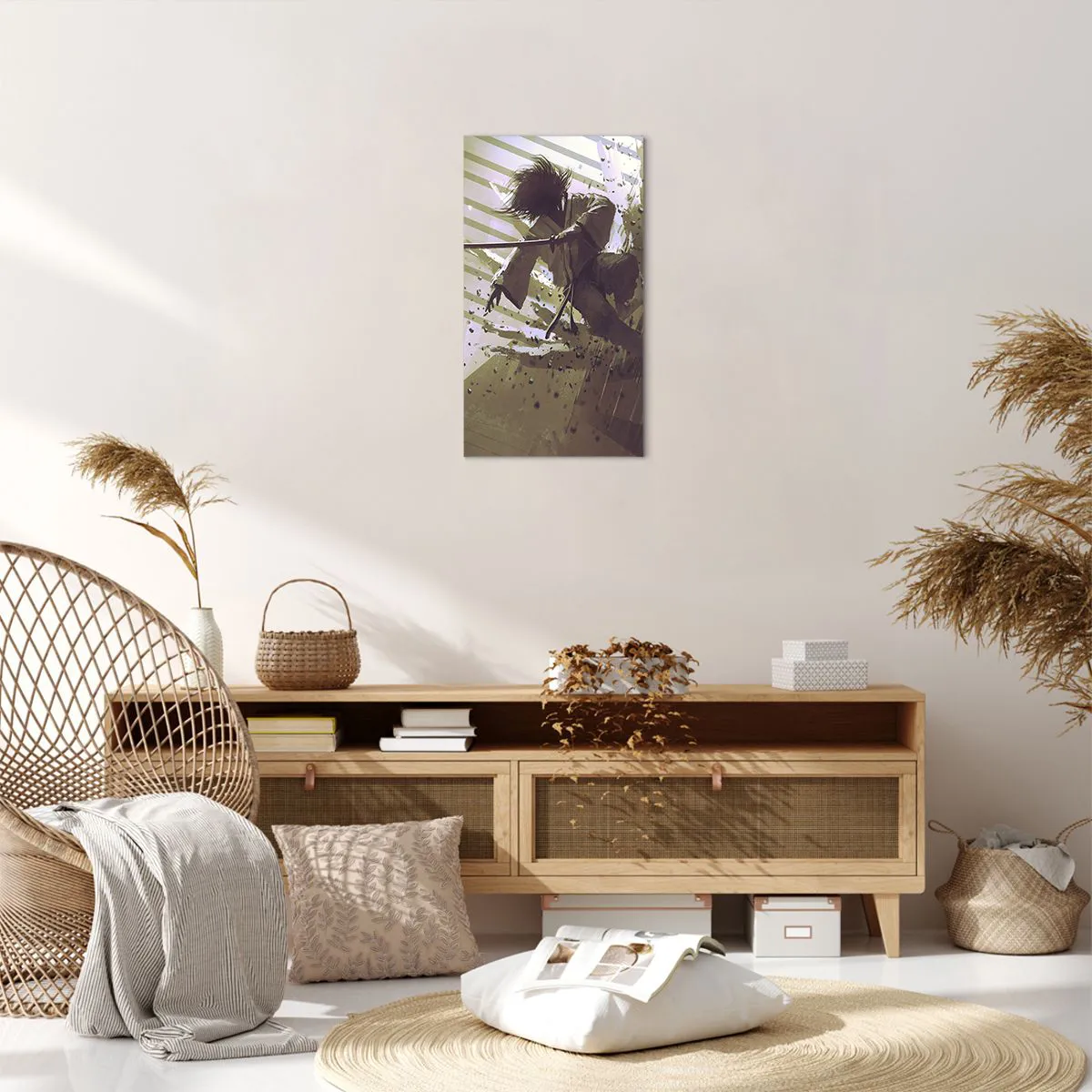 Obraz na płótnie - I ty możesz być samurajem - 45x80 cm