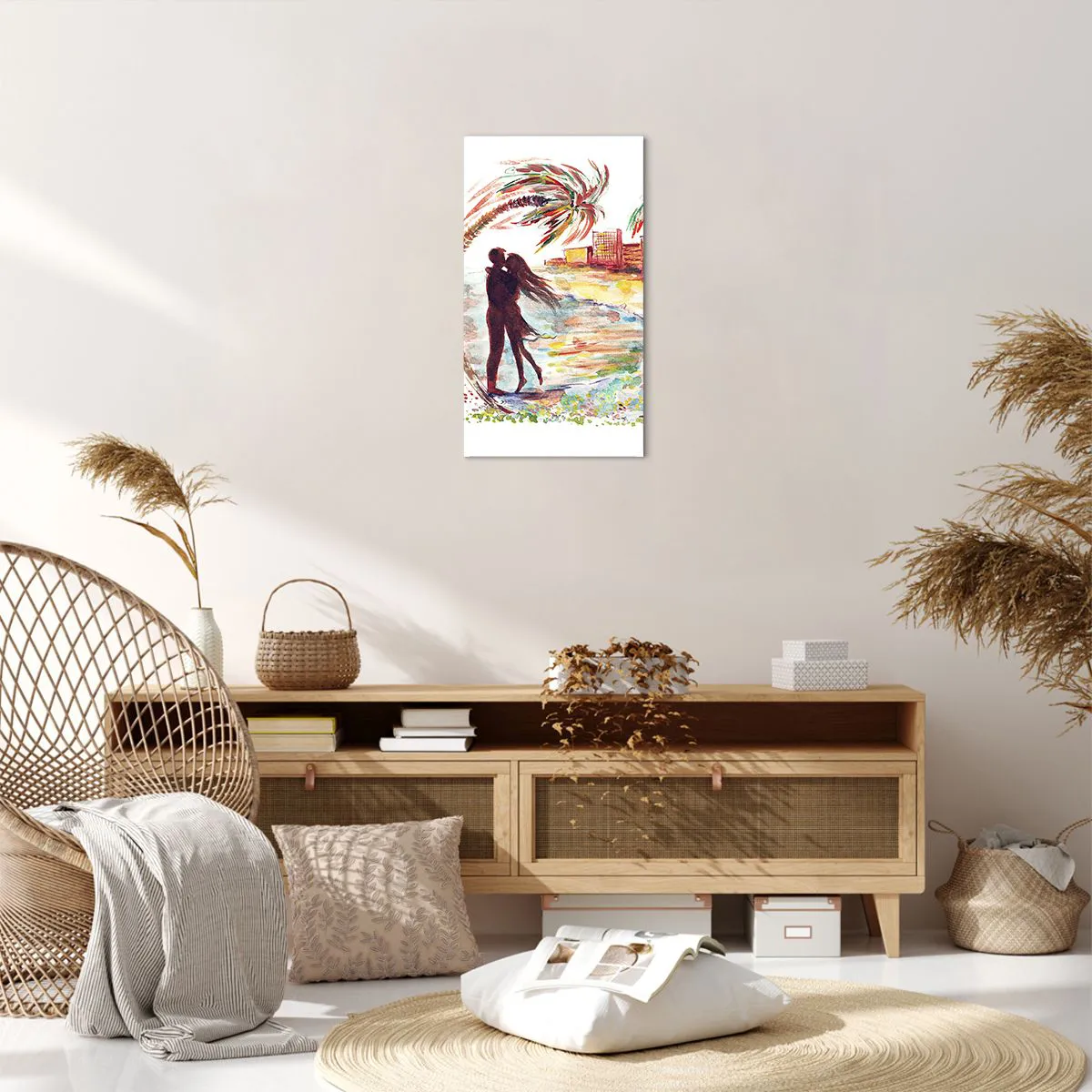 Vászonkép - Romantikus nyaralás - 45x80 cm