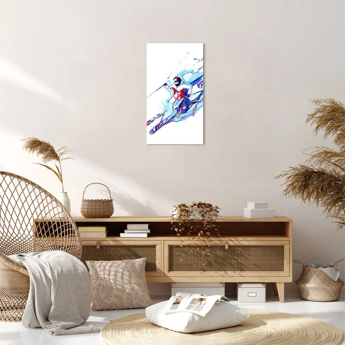 Obraz na płótnie - Szalony pęd do radości - 45x80 cm