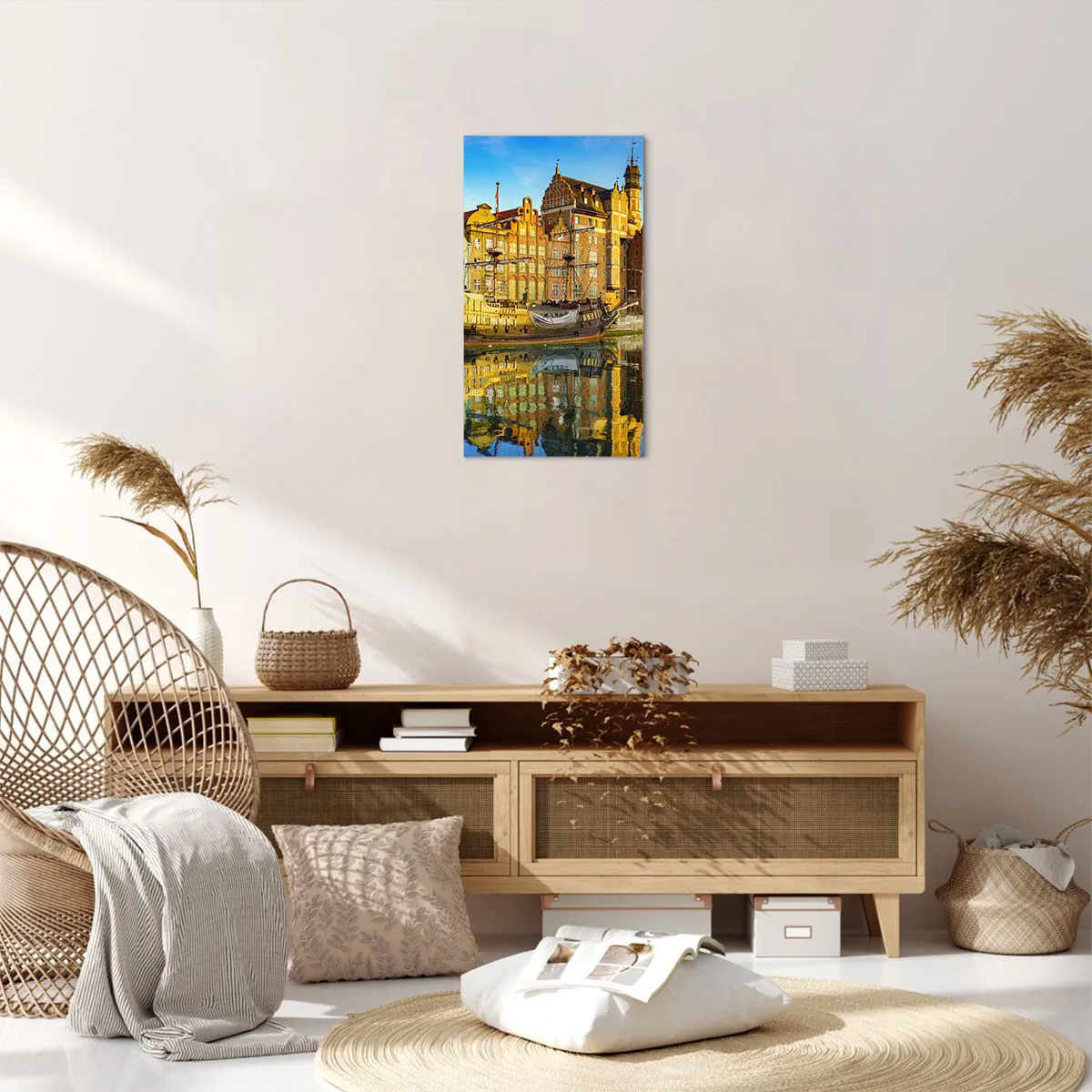 Impression sur toile - Image sur toile - Reflet dans le miroir du passé - 45x80 cm