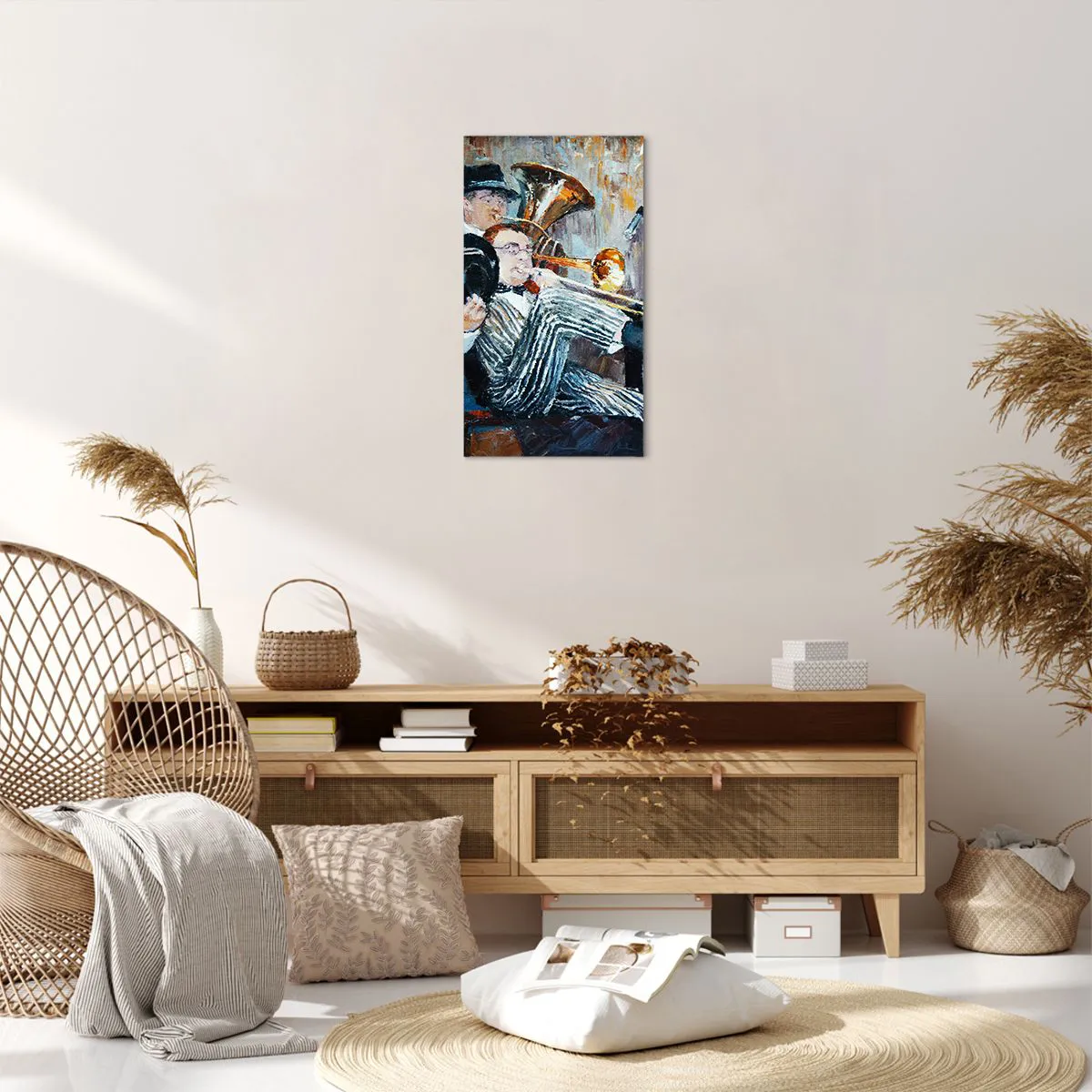 Impression sur toile - Image sur toile - C'est tout le Jazz - 45x80 cm