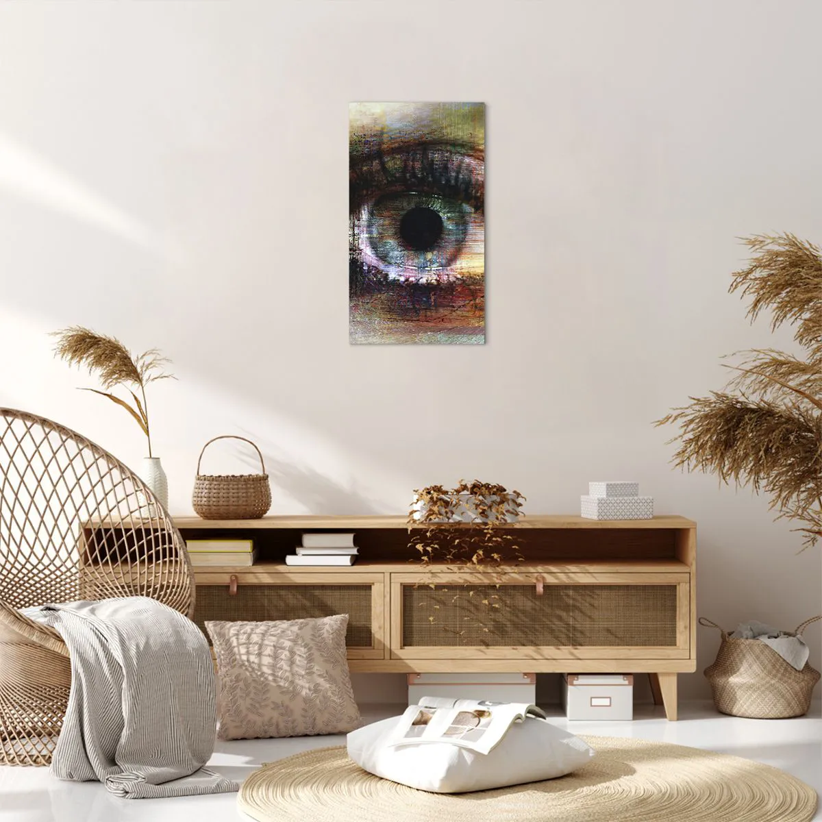 Canvas picture - You Can See Inside the Soul - 45x80 cm