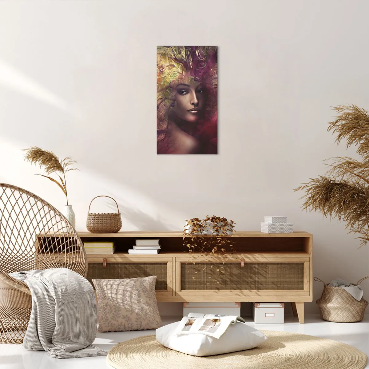 Obraz na płótnie - Tu jestem! - 45x80 cm