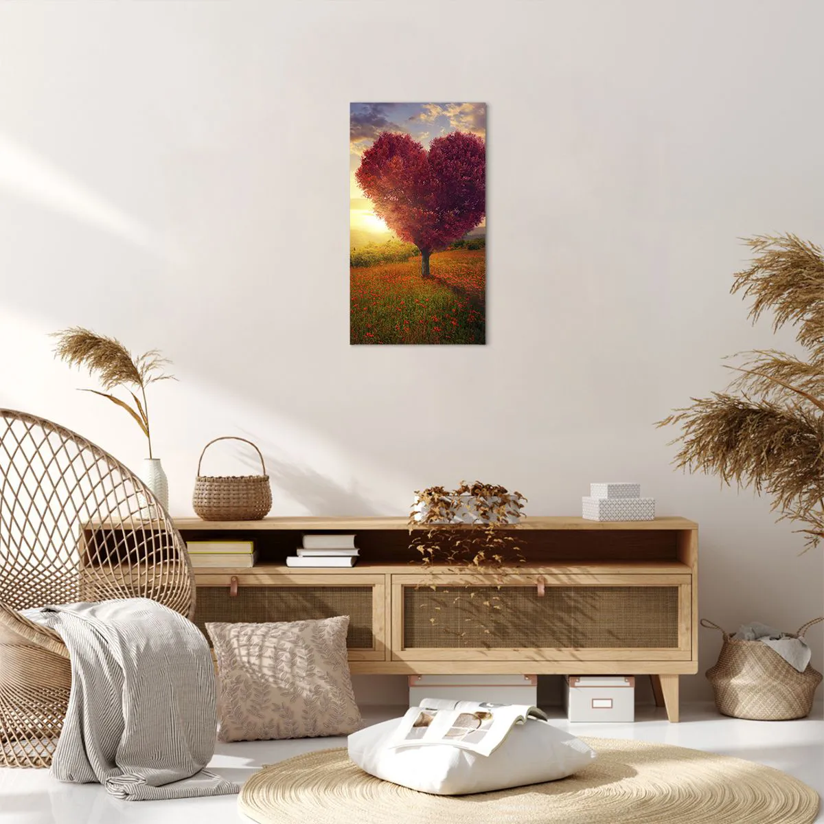 Canvastavla - Bild på duk - Tagande - 45x80 cm