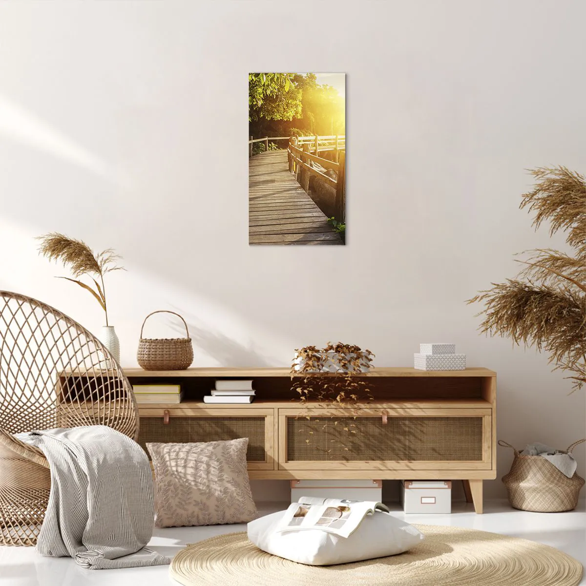 Canvas picture - Another Bend, New Wonders - 45x80 cm