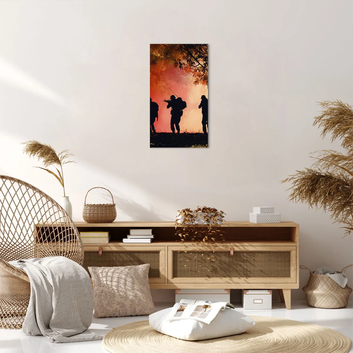 Schilderen op canvas - … Allen voor een. - 45x80 cm