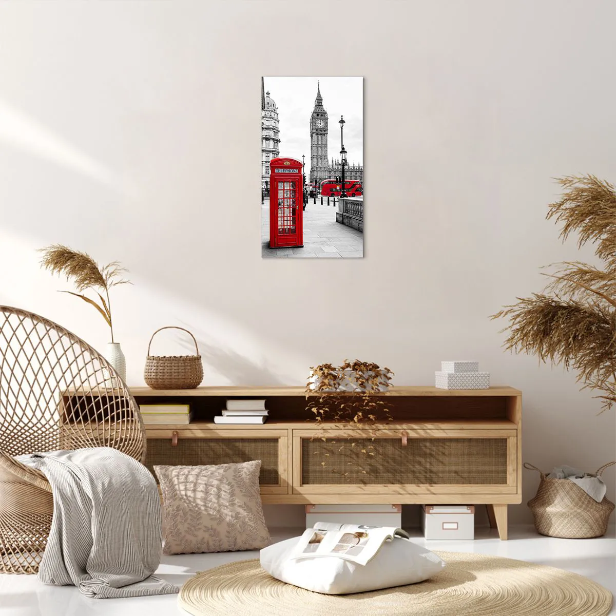 Bild auf Leinwand - Leinwandbild - London, ohne Zweifel - 45x80 cm