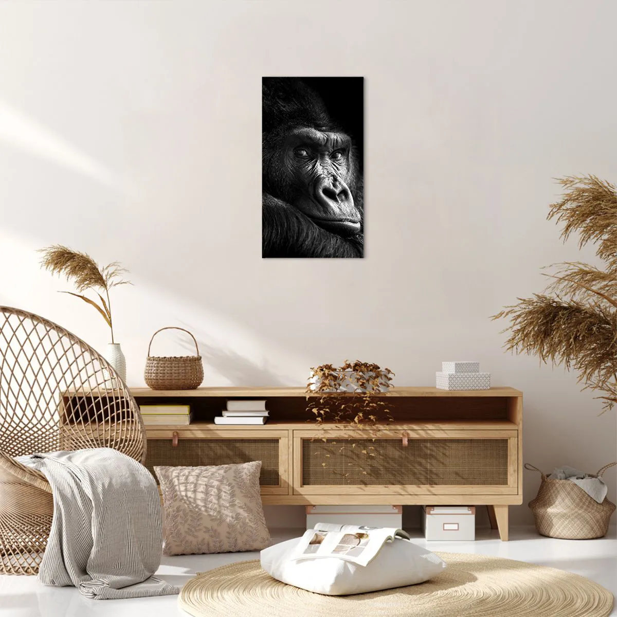 Impression sur toile - Image sur toile - Et qu'est-ce que tu regardes? - 45x80 cm