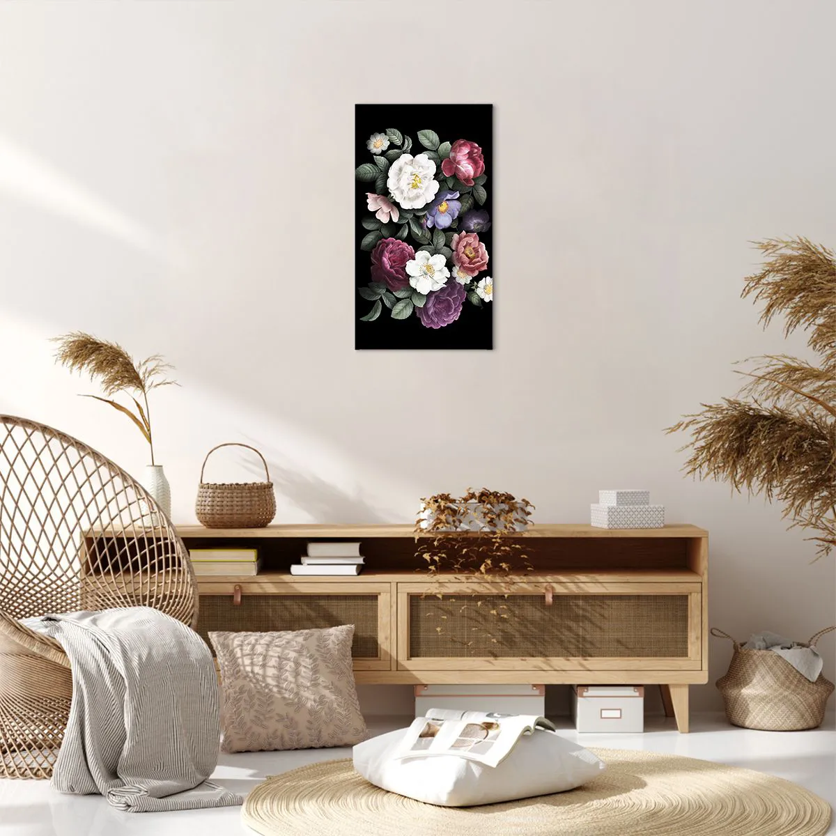 Obraz na płótnie - Z angielskiego ogrodu - 45x80 cm