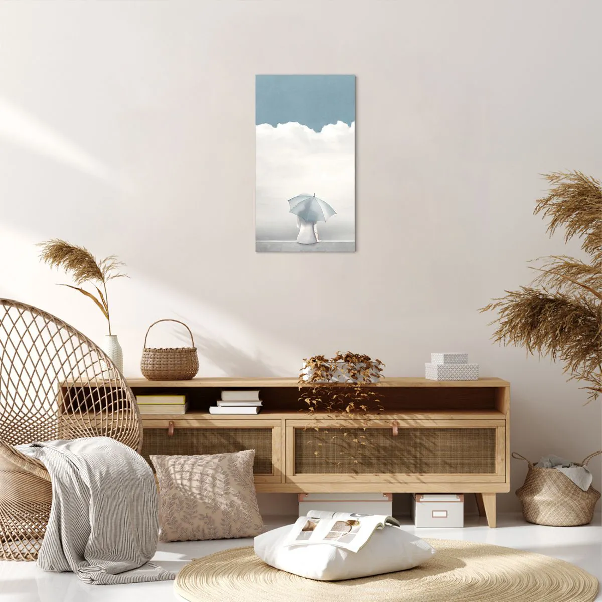 Bild auf Leinwand - Leinwandbild - Am Rande der Realität und Träume - 45x80 cm