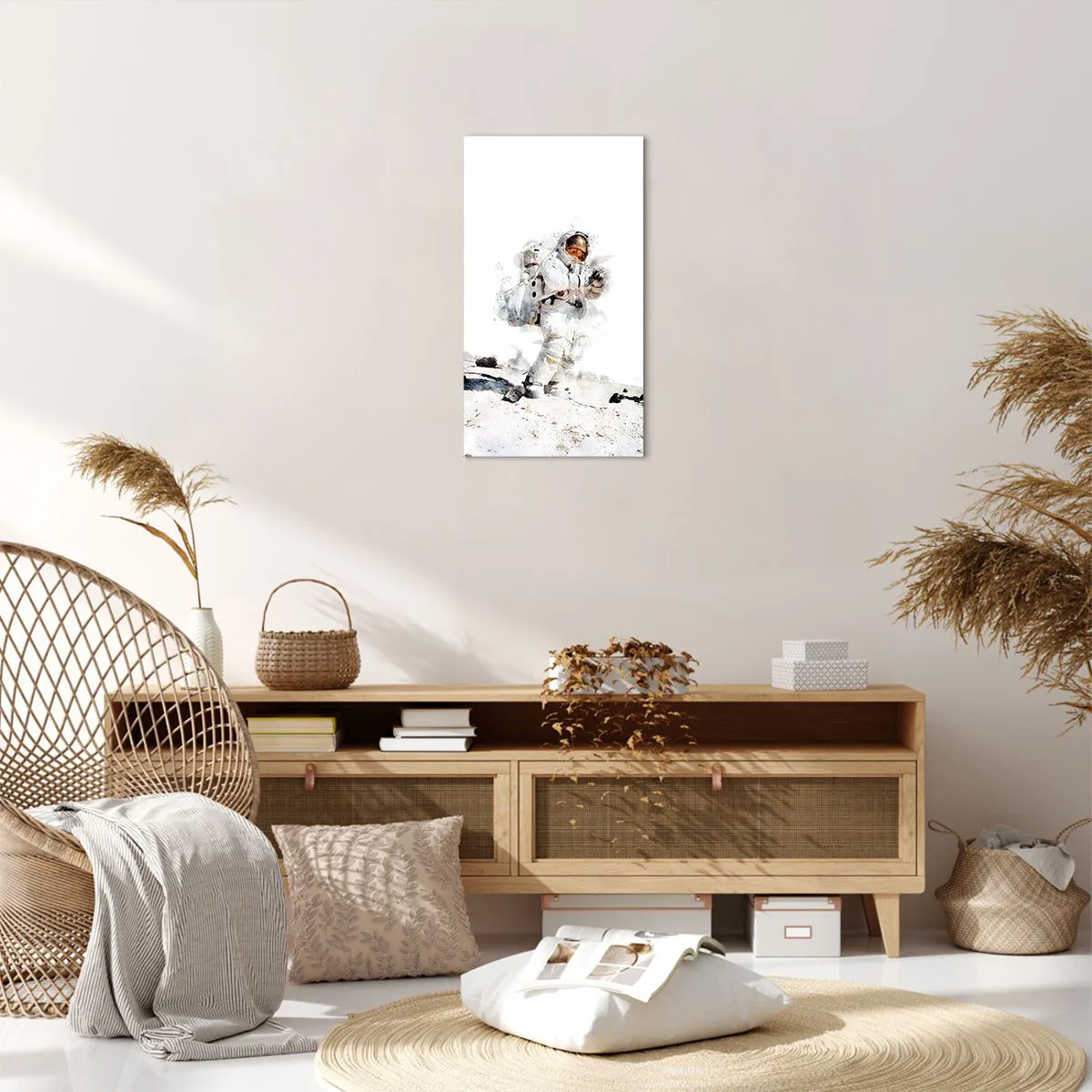 Lærredstryk - Billede på lærred - Jordens budbringer - 45x80 cm