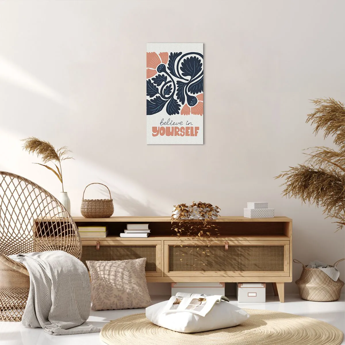 Obraz na plátně - A ty rozkvétáš - 45x80 cm