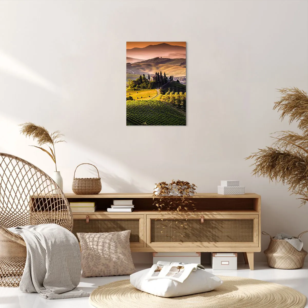 Vászonkép - Arcadia - a toszkáni táj - 50x70 cm